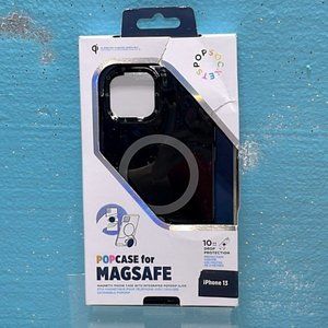 Popsocket Popcase for Magsafe iPhone 13 Phone Case Cover Black Drop Protection